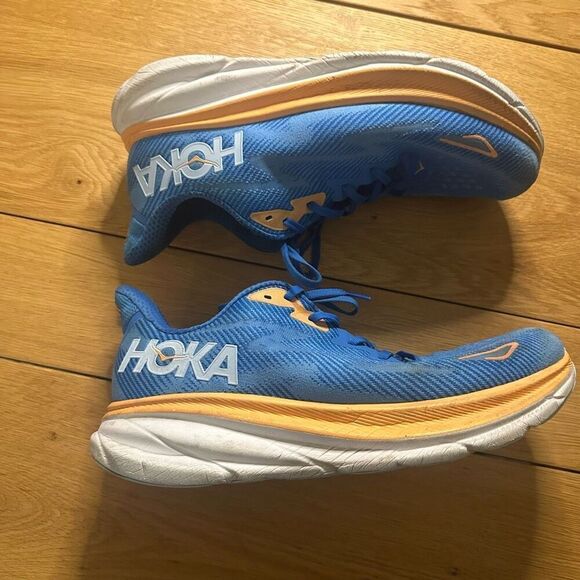Hoka Clifton 9 men’s 12 2e (wide) blue - Picture 3 of 9